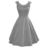 Womens 1950s Retro Rockabilly Princess Cosplay Dress Halter 50's 60's Party Costume Gown(S-2XL) Sai Feel